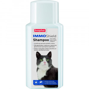 BEAPHAR IMMO SHIELD SHAMPOO CAT šampūns kaķiem pret parazītiem 200ml